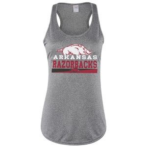 Arkansas Razorbacks Sideline Sport Women's Phenom Tank Top -‎ Charcoal EUC Large